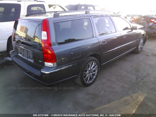 YV1SW592972656280 - 2007 VOLVO V70 2.5T GRAY photo 4