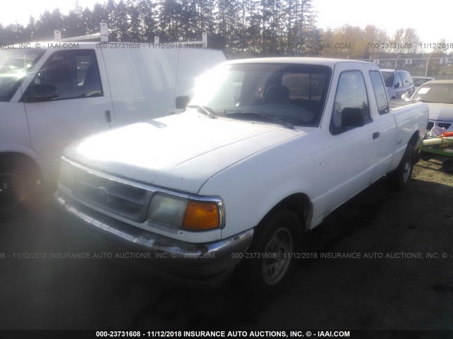 1FTCR14A7VPB35938 - 1997 FORD RANGER SUPER CAB WHITE photo 2