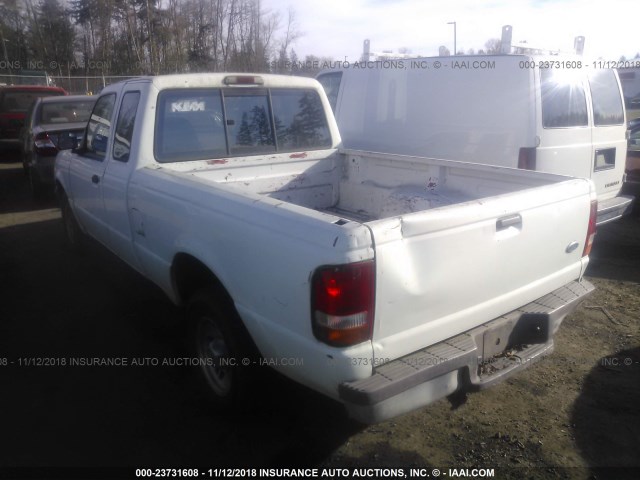 1FTCR14A7VPB35938 - 1997 FORD RANGER SUPER CAB WHITE photo 3