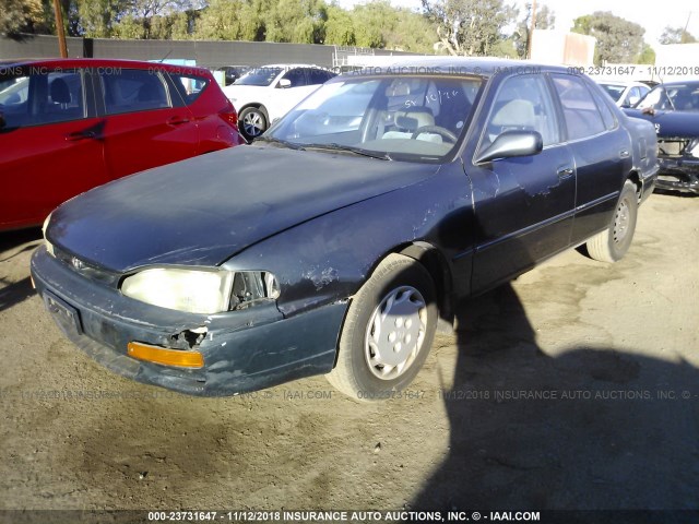 JT2BG12K2T0352678 - 1996 TOYOTA CAMRY DX/LE/XLE GREEN photo 2