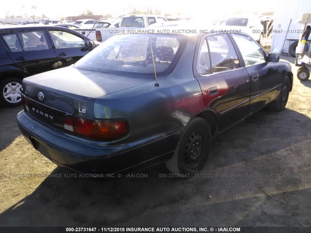 JT2BG12K2T0352678 - 1996 TOYOTA CAMRY DX/LE/XLE GREEN photo 4