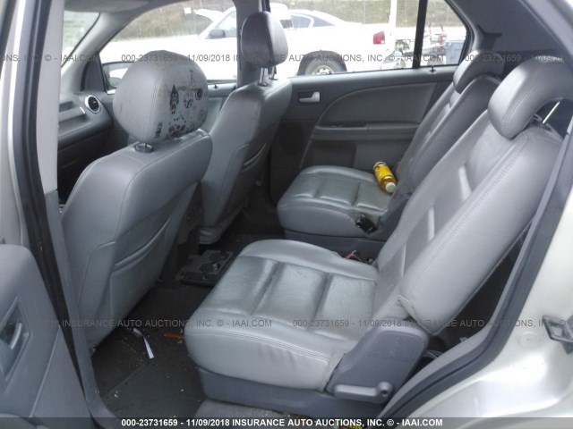 1FMZK051X6GA12073 - 2006 FORD FREESTYLE SEL SILVER photo 8