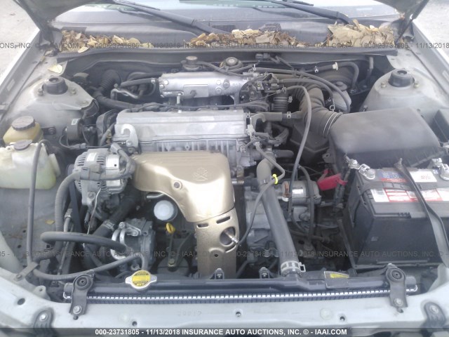 4T1BG22K6YU644066 - 2000 TOYOTA CAMRY CE/LE/XLE ვერცხლისფერი ფოტო 10
