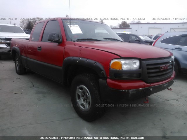 1GTEK19T3YE367556 - 2000 GMC NEW SIERRA K1500 RED photo 1