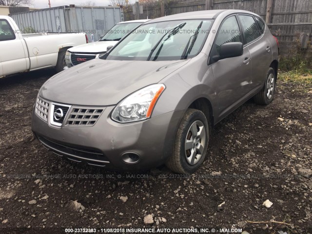 JN8AS58VX9W174121 - 2009 NISSAN ROGUE S/SL SILVER photo 2