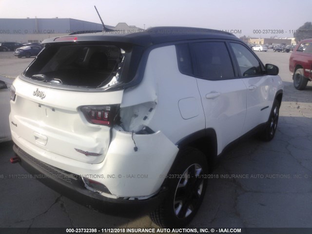 3C4NJDDB3JT451546 - 2018 JEEP COMPASS TRAILHAWK WHITE photo 4