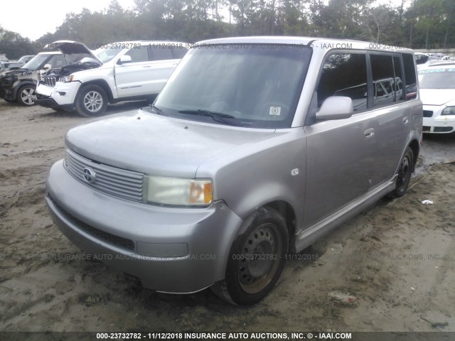 JTLKT324X64103501 - 2006 TOYOTA SCION XB Gümüş foto 2