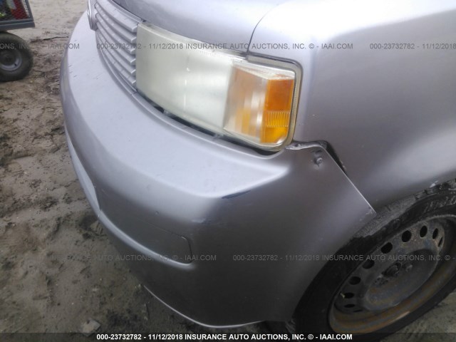 JTLKT324X64103501 - 2006 TOYOTA SCION XB Gümüş foto 6