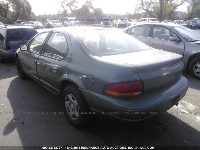 1B3EJ46X8VN659065 - 1997 DODGE STRATUS GREEN photo 3