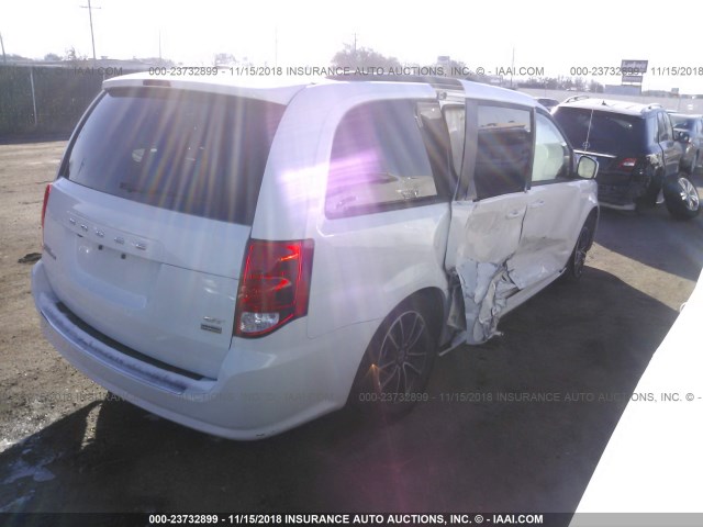 2C4RDGEG8JR337002 - 2018 DODGE GRAND CARAVAN GT WHITE photo 4