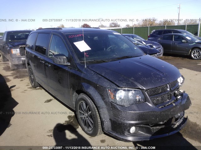 2C4RDGEG6JR344949 - 2018 DODGE GRAND CARAVAN GT GRAY photo 1