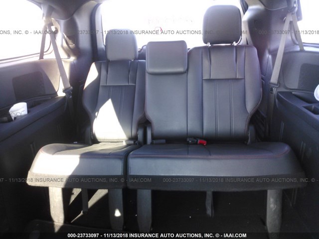 2C4RDGEG6JR344949 - 2018 DODGE GRAND CARAVAN GT GRAY photo 8