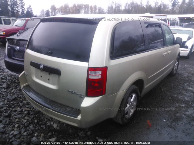 2D4RN4DE0AR181679 - 2010 DODGE GRAND CARAVAN SE GOLD photo 4