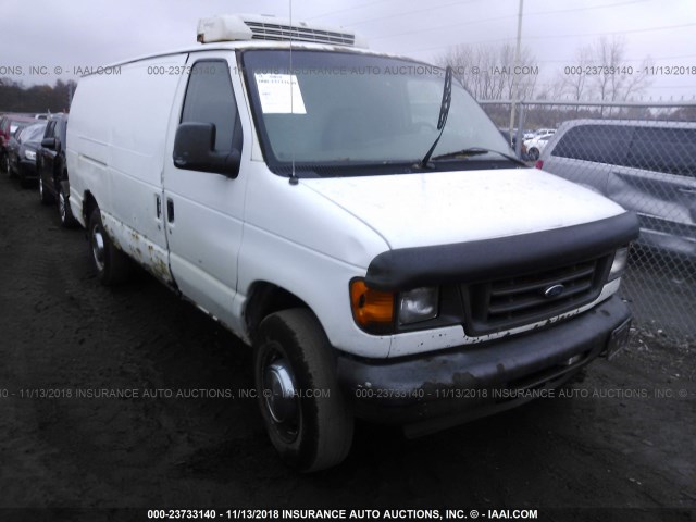 1FTSS34L84HA51875 - 2004 FORD ECONOLINE E350 SUPER DUTY VAN WHITE photo 1