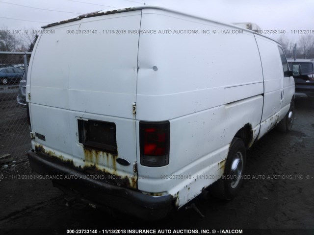 1FTSS34L84HA51875 - 2004 FORD ECONOLINE E350 SUPER DUTY VAN WHITE photo 4