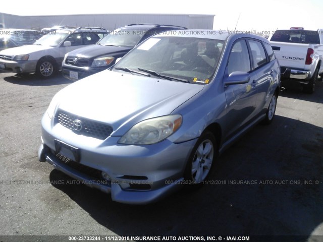 2T1KR32E43C109726 - 2003 TOYOTA COROLLA MATRIX XR BLUE photo 2