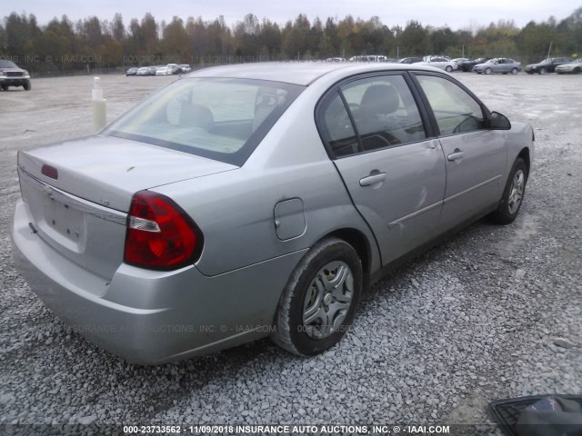 1G1ZS58F57F235131 - 2007 CHEVROLET MALIBU LS 银色 照片 4