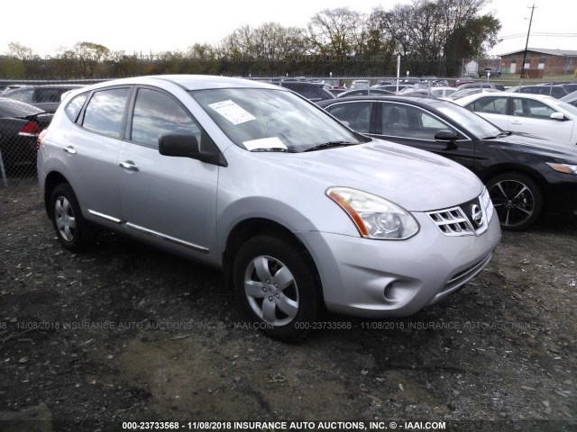 JN8AS5MTXBW571595 - 2011 NISSAN ROGUE S/SV/KROM SILVER photo 1