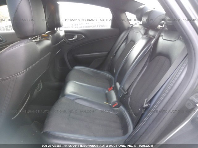 1C3CCCBB7FN672884 - 2015 CHRYSLER 200 S ნაცრისფერი ფოტო 8