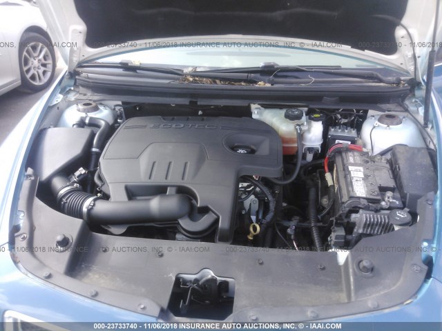 1G1ZA5E16BF354861 - 2011 CHEVROLET MALIBU LS Mavi foto 10