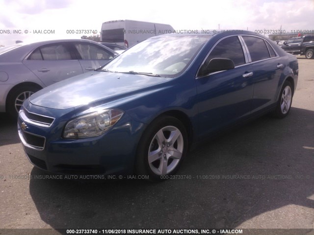 1G1ZA5E16BF354861 - 2011 CHEVROLET MALIBU LS Mavi foto 2