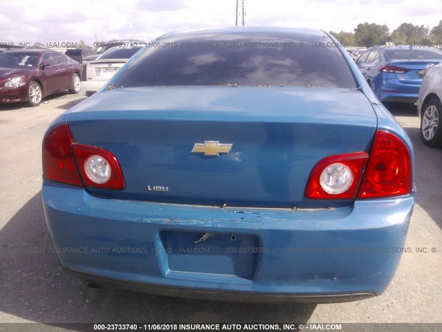 1G1ZA5E16BF354861 - 2011 CHEVROLET MALIBU LS Mavi foto 6