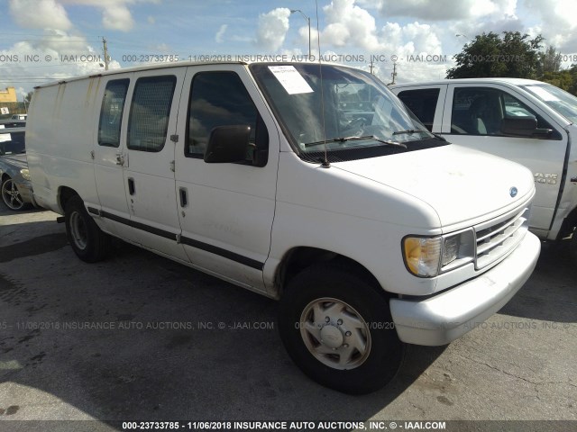 1FTFS24H0RHA99689 - 1994 FORD ECONOLINE E250 SUPER DUTY VAN WHITE photo 1