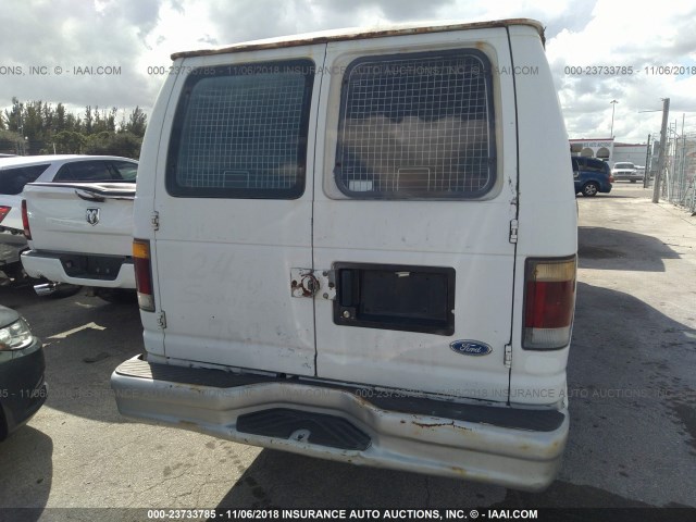 1FTFS24H0RHA99689 - 1994 FORD ECONOLINE E250 SUPER DUTY VAN WHITE photo 6