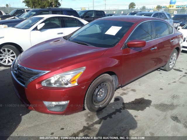 1N4AL3AP5DN442490 - 2013 NISSAN ALTIMA 2.5/S/SV/SL RED photo 2