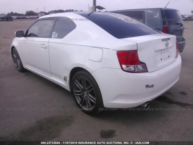 JTKJF5C78B3009712 - 2011 TOYOTA SCION TC 白色 照片 3