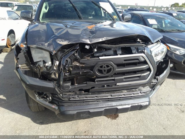 5TFAZ5CN0GX007904 - 2016 TOYOTA TACOMA DBL CAB/SR5/TRD SPORT/OR GRAY photo 6