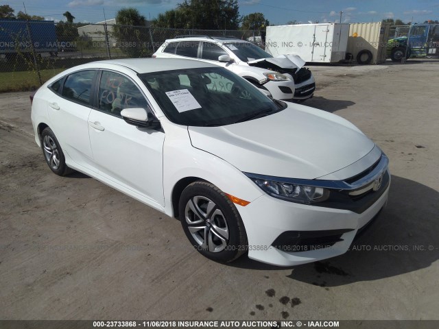 19XFC2F56HE219208 - 2017 HONDA CIVIC WHITE photo 1