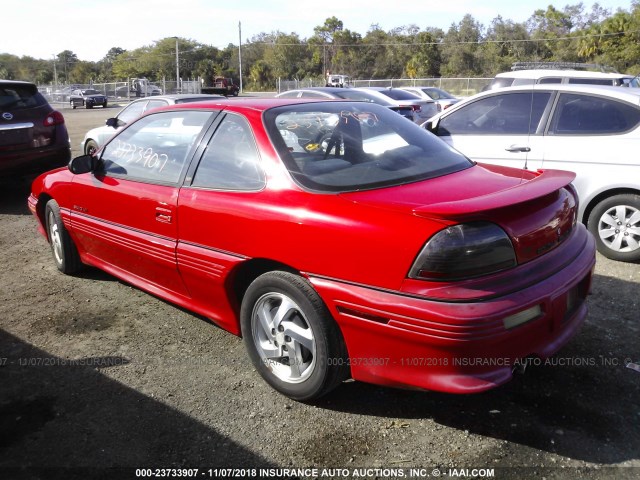 1G2NW15MXSC799684 - 1995 PONTIAC GRAND AM GT RED photo 3