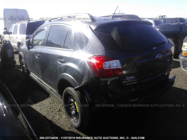 JF2GPACC1E8279409 - 2014 SUBARU XV CROSSTREK 2.0 PREMIUM GRAY photo 3