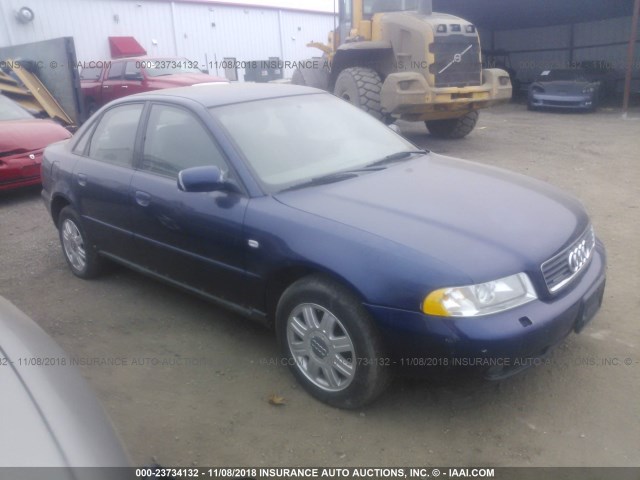 WAUCB28D7XA279488 - 1999 AUDI A4 1.8T QUATTRO BLUE photo 1