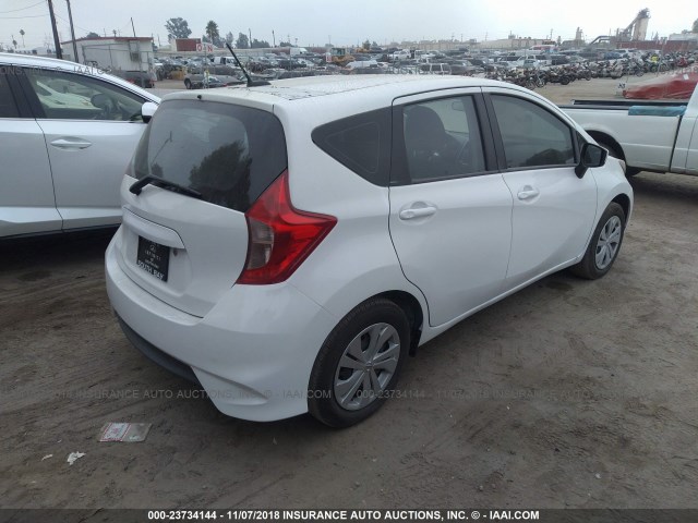 3N1CE2CP3HL368922 - 2017 NISSAN VERSA NOTE S/S PLUS/SV/SL/SR WHITE photo 4