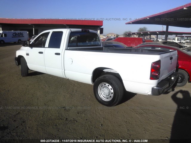 3D7KR28C47G716596 - 2007 DODGE RAM 2500 ST/SLT 白色 照片 3