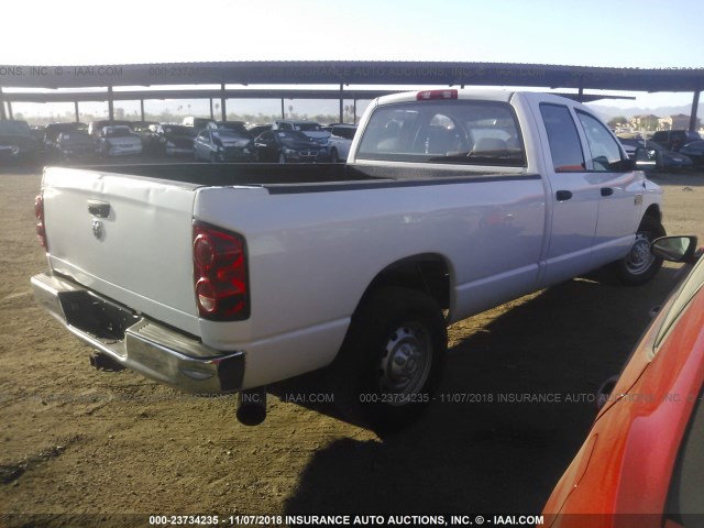 3D7KR28C47G716596 - 2007 DODGE RAM 2500 ST/SLT 白色 照片 4