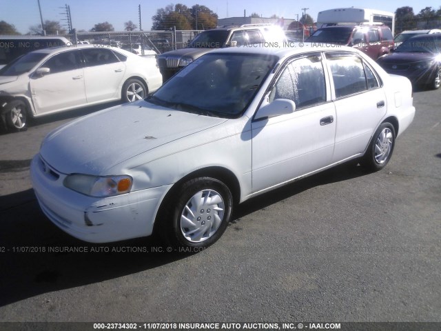 1NXBR12E6YZ323305 - 2000 TOYOTA COROLLA VE/CE/LE 白色 照片 2