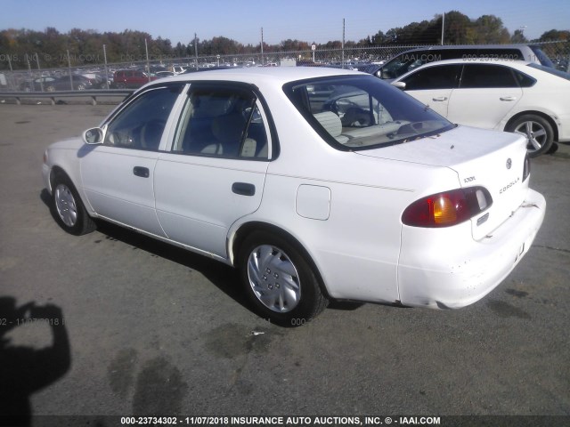 1NXBR12E6YZ323305 - 2000 TOYOTA COROLLA VE/CE/LE 白色 照片 3