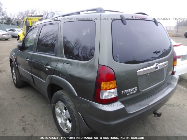 4F2YU08122KM23772 - 2002 MAZDA TRIBUTE LX/ES 绿色 照片 3