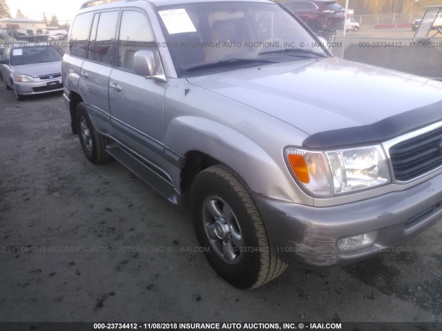 JTEHT05J922019113 - 2002 TOYOTA LAND CRUISER  SILVER photo 6