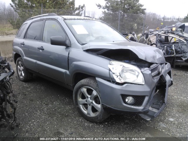 KNDJE723197612704 - 2009 KIA SPORTAGE LX/EX GRAY photo 1