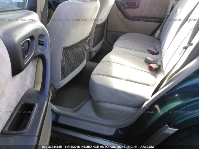 JF1SF65571H717468 - 2001 SUBARU FORESTER S GREEN photo 8
