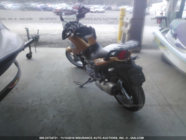 WB10184A93ZH15194 - 2003 BMW F650 CS Золотий фото 3