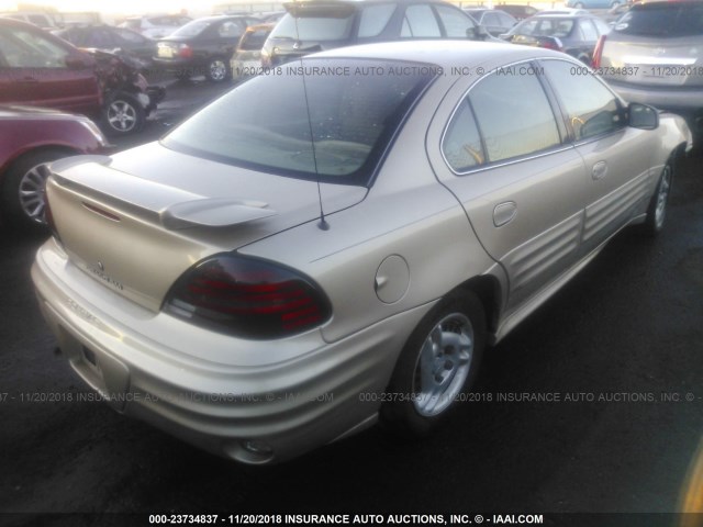 1G2NF52F02C319746 - 2002 PONTIAC GRAND AM SE1 GOLD photo 4