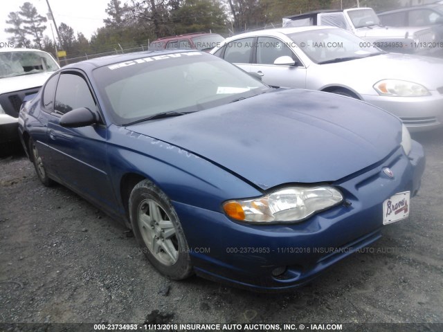 2G1WX15K949291978 - 2004 CHEVROLET MONTE CARLO SS ლურჯი ფოტო 1