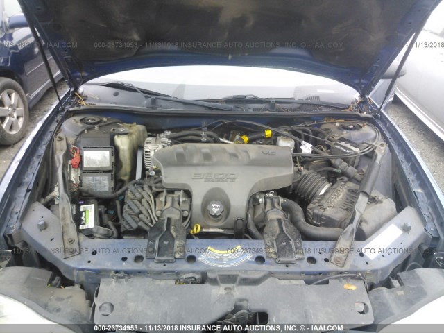 2G1WX15K949291978 - 2004 CHEVROLET MONTE CARLO SS ლურჯი ფოტო 10