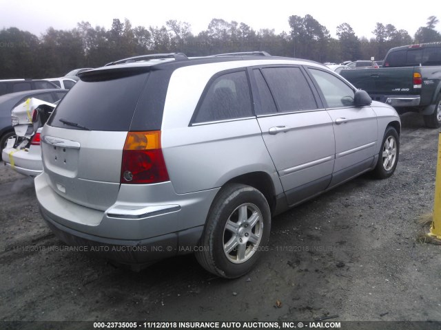 2A4GM68476R891216 - 2006 CHRYSLER PACIFICA TOURING SILVER photo 4