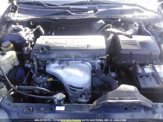 4T1BE32K24U338889 - 2004 TOYOTA CAMRY LE/XLE/SE BLUE photo 10